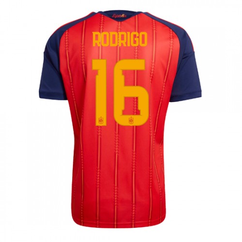 Espanja Rodri Hernandez #16 Kotipaita MM-kisat 2026 Lyhythihainen